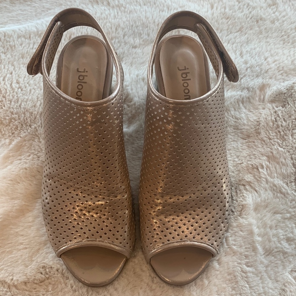 J.Bloom gold shoes